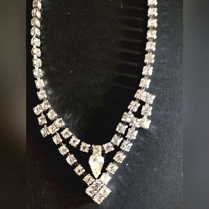 14" RHINESTONE NECKLACE